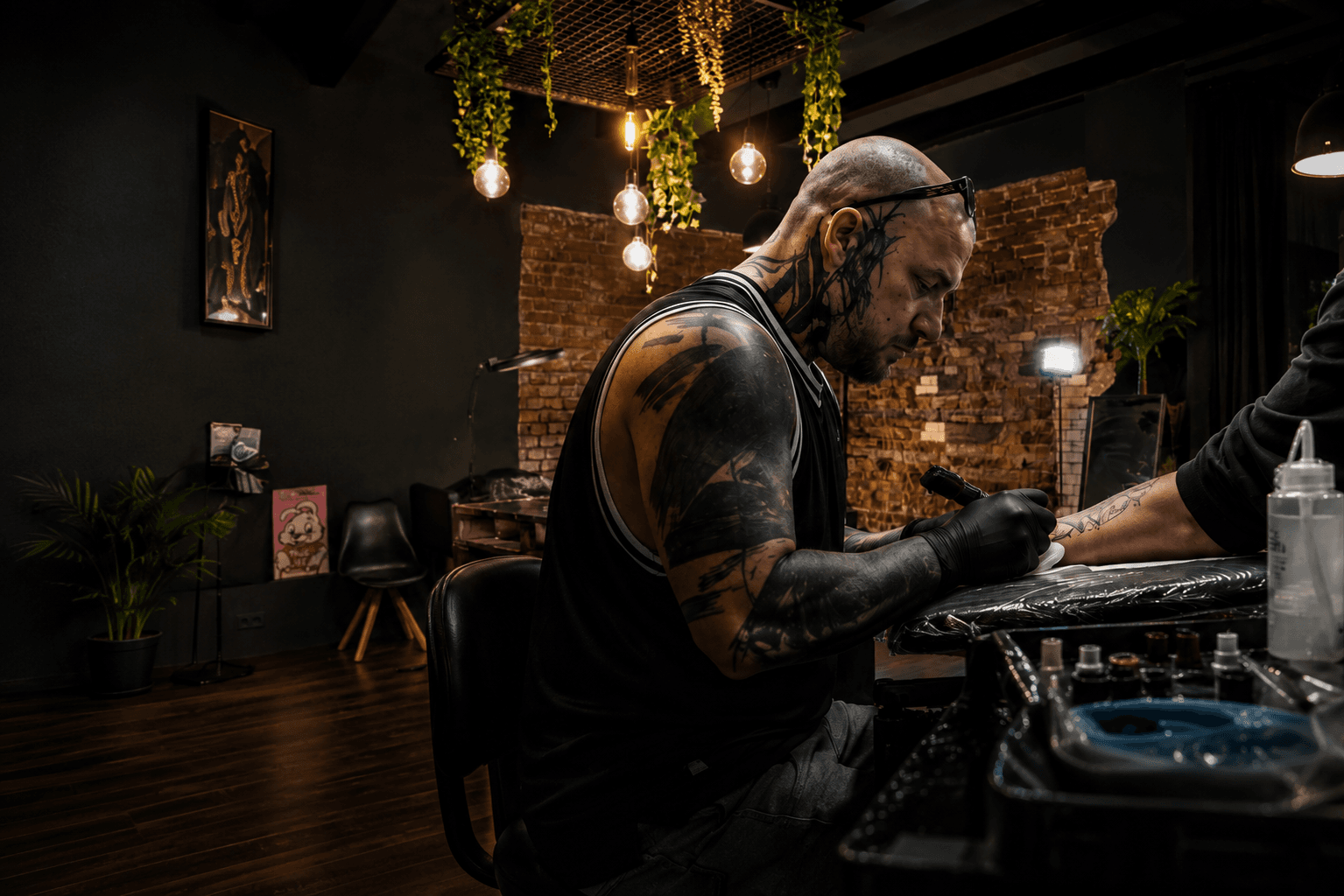 Tattoo Studio Arbeitsplatz