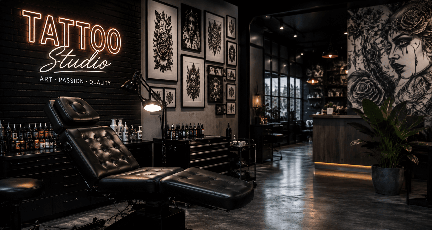 Modernes Tattoo Studio in Emmendingen